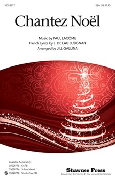 Chantez Noel by Lacome Paul - Gallina Jill - for SSA