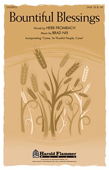 Bountiful Blessings by Nix Brad for SATB
