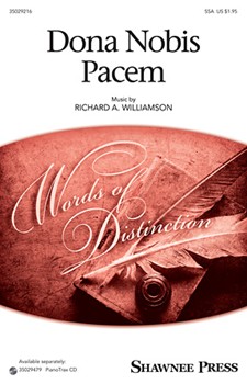 Dona Nobis Pacem by Williamson Richard A for SSA