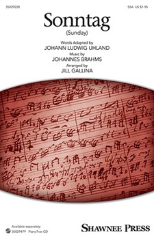 Sonntag by Brahms Johannes - Gallina Jill - for SSA