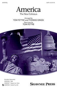 America The New Colossus by Fettke Tom - Fettke Tom - for SATB