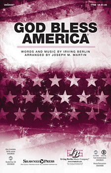 God Bless America by Berlin Irving - Martin Joseph M - for TTBB