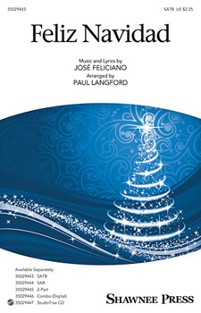 Feliz Navidad by Feliciano Jose - Langford Paul - Jose Feliciano for SAB