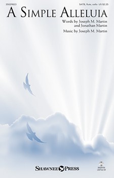 Simple Alleluia A by Martin Joseph M for SATB