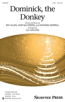 Dominick the Donkey by Merrell Wandra - Gallina Jill - for 2-Part