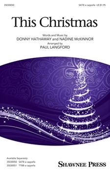 This Christmas by McKinnor Nadine - Langford Paul - for SATB a cappella