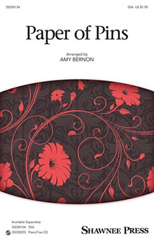 Paper Of Pins by - Bernon Amy - for SSA and Piano