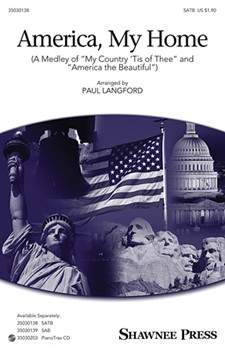America My Home by - Langford Paul - for SATB