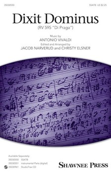 Dixit Dominus by Vivaldi Antonio Lucio - Narverud and Elsner - for SSATB and Piano