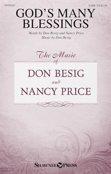 God's Many Blessings by Besig Don Besig and Price for SATB and Piano
