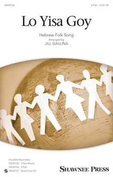 Lo Yisa Goy by Hebrew Folk Song - Gallina Jill - for 2-Part