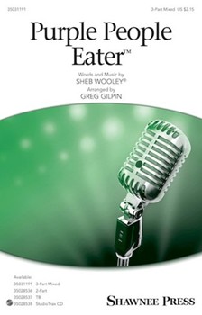 Purple People Eater by Wooley Sheb - Gilpin Greg - for 3-Part Mixed and Piano