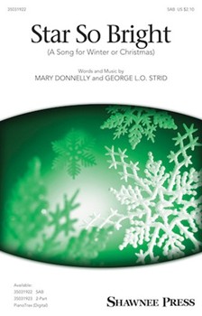 Star So Bright - A Song for Winter or Christmas by Donnelly and Strid for SAB and Piano