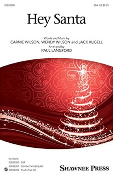 Hey Santa by Wilson Wendy - Langford Paul - for SSA and Piano