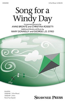Song For A Windy Day by Donnelly Mary for 3-Part Mixed and Piano