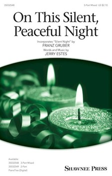 On This Silent Peaceful Night by Estes Jerry for 3-Part Mixed and Piano