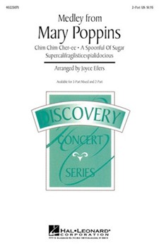 Mary Poppins Medley by Sherman Richard and Robert - Eilers Joyce - for 2-Part