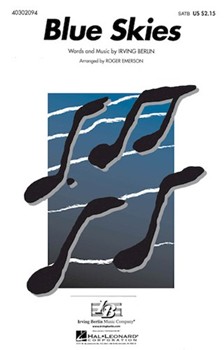 Blue Skies by Berlin Irving - Emerson Roger - for SATB