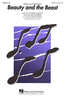 Beauty & The Beast Medley - (Medley) by Menken and Ashman - Emerson Roger - for SATB