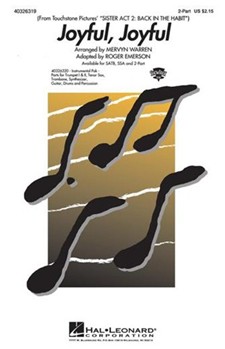 Joyful Joyful by Beethoven Ludwig van - Warren and Emerson - for 2-Part