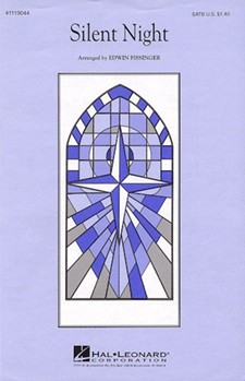 Silent Night by - Fissinger Edwin - for SATB a cappella