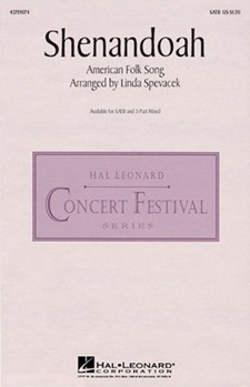 Shenandoah by - Spevacek Linda - for SATB (American Folk Song)