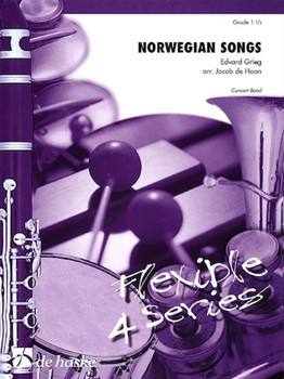 Norwegian Songs by Grieg Edvard - De Haan Jacob - for Concert Band