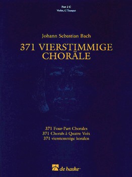 371 Four-part Chorales by Bach Johann Sebastian for C Instrument 2 (Pt 2 C)