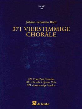 371 Four-part Chorales by Bach Johann Sebastian for Tuba (Pt 4 Tuba)