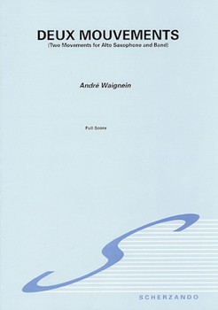 Deux Mouvements Sc Only For Alto Sax And Band by for Score