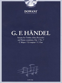 Handel: Sonata in C Major Op. 1 No. 7 for Treble (Alto) Recorder and Basso Continuo by Handel George Frideric for Recorder