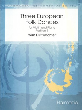3 European Folk Dances by Wim Dirriwachter - Dirriwachter Wim - for 1st Violin