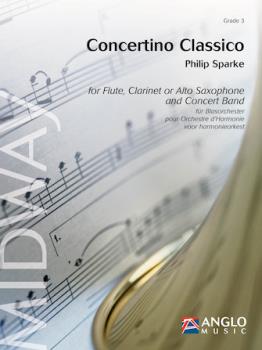 Concertino Classico For Flute And Concert Band - Grade 4 - Band Arrangement