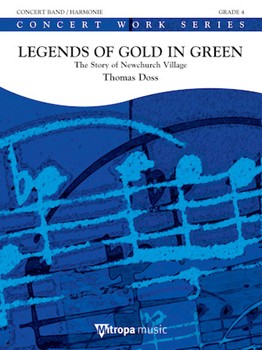 Legends of Gold in Green [concert band] Doss Score & Pa