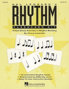 Rhythm Flash Card Kit Volume 1 by Lavender Cheryl for Flash Cards (Vol 1)