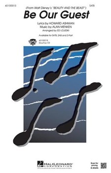 Be Our Guest by Menken Alan - Lojeski Ed - for SATB