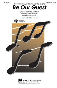 Be Our Guest by Menken Alan - Lojeski Ed - for Accompaniment CD