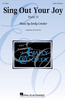 Sing Out Your Joy by Crocker Emily for SATB