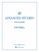 Boosey & Hawkes Tyrell H W   40 Advanced Studies for Tuba