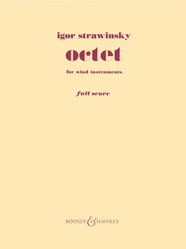 Octet For Winds Revised 1952 by Stravinsky Igor for Full Score