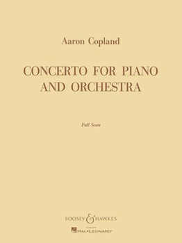 Concerto for Piano and Orchestra by Copland Aaron for Score