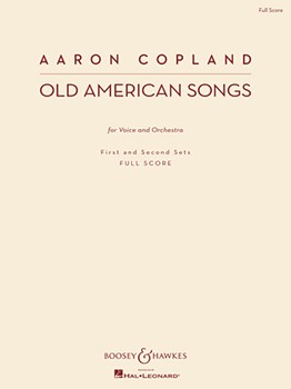 Old American Songs by Copland Aaron for Full Score