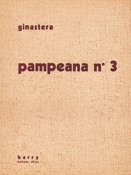 Pampeana No. 3 Op. 24 by Ginastera Alberto for Full Score