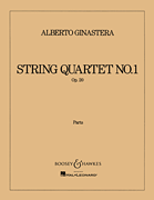 String Quartet No. 1, Op. 20 - Set Of Parts