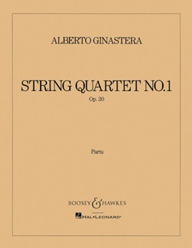 String Quartet No. 1 Op. 20 by Ginastera Alberto for Parts