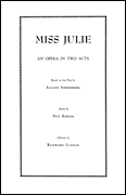 Miss Julie - Libretto