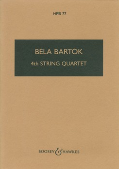 String Quartet #4 by Bartok Bela for Mini Score