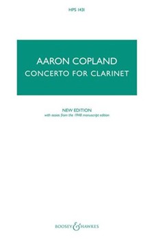 Clarinet Concerto by Copland for Mini Score