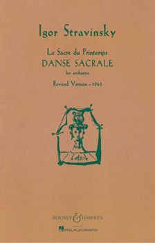 Danse Sacrale (Revised 1943) by Stravinsky Igor for Study Score