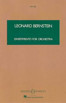 Divertimento for Orchestra by Bernstein Leonard for Study Score